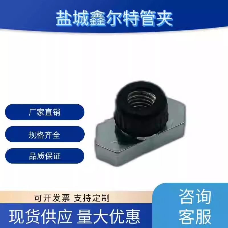 轻型导轨管夹螺母，轻型导轨管夹T型螺母，配套